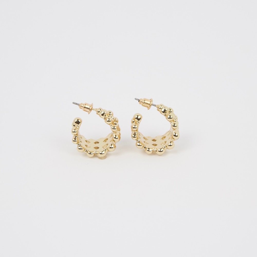 Claire Half Hoop Earrings - Picture 3 of 5